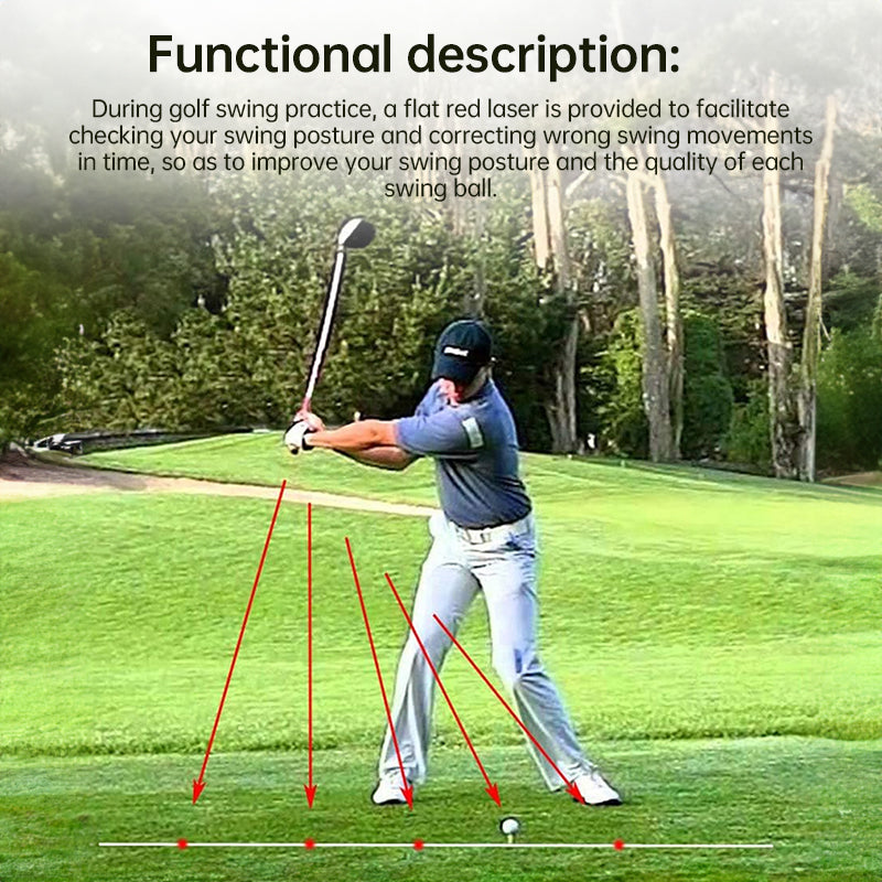 Indoor Golf Swing Plane Training Aid