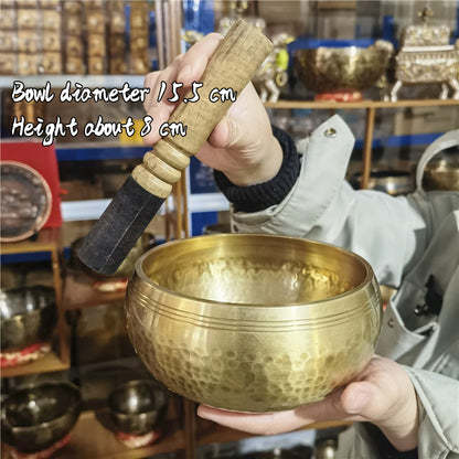 Tibetan brass singing bowl