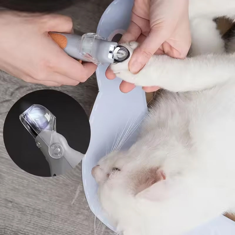 Professional Cat & Dog Trimmer Professional LED - lit pet nail clippers for cats and dogs. Toe - claw cutting tool, pet supplies.