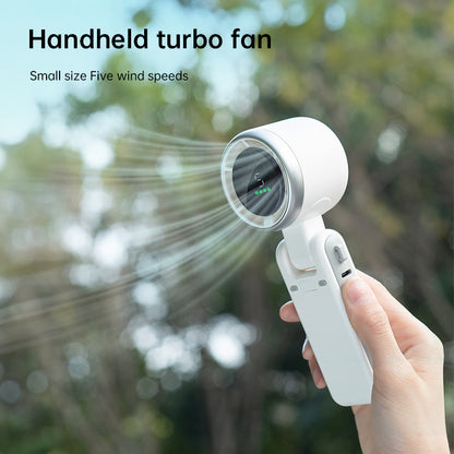 Foldable USB-Rechargeable Wearable Neck Fan