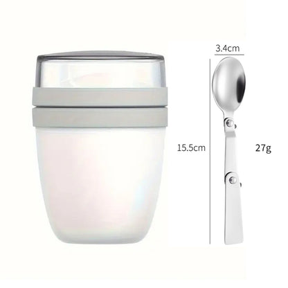 Portable Yogurt & Cereal Cup with Lid