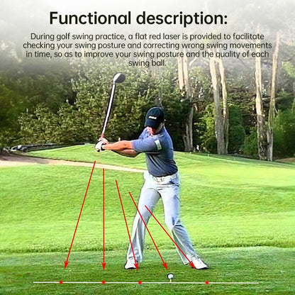 Indoor Golf Swing Plane Training Aid
