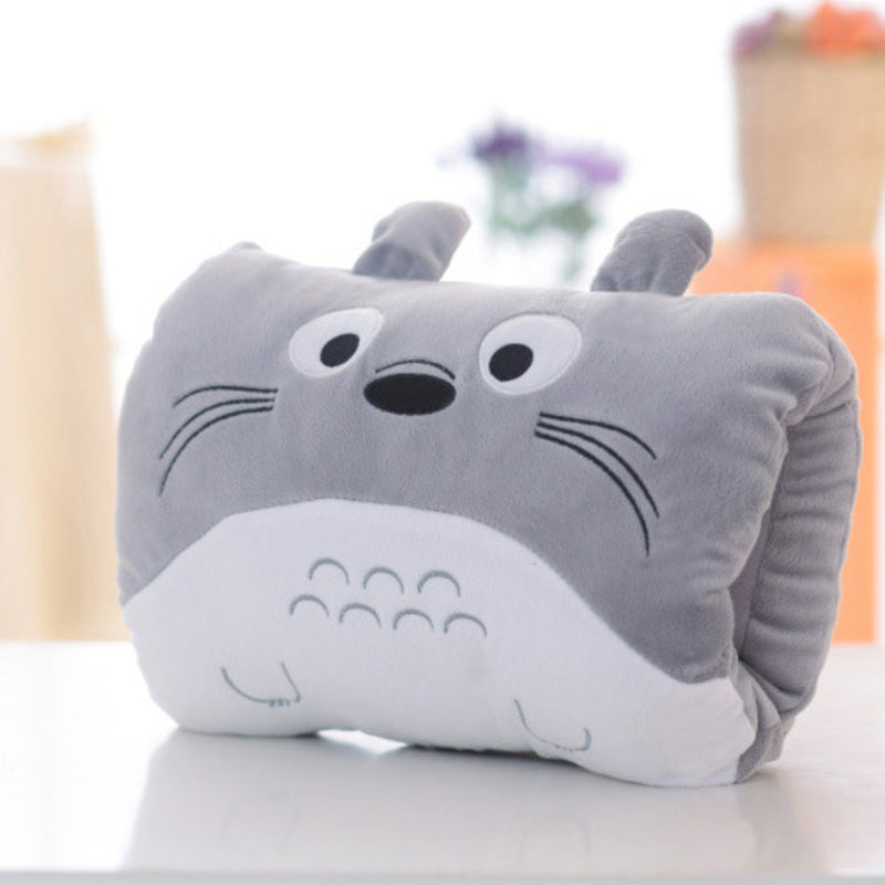 Plush Hand-Warmer Nap Pillow