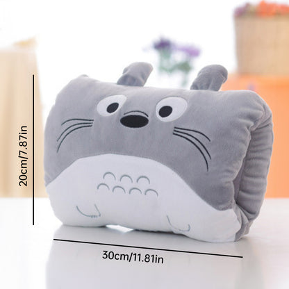 Plush Hand-Warmer Nap Pillow