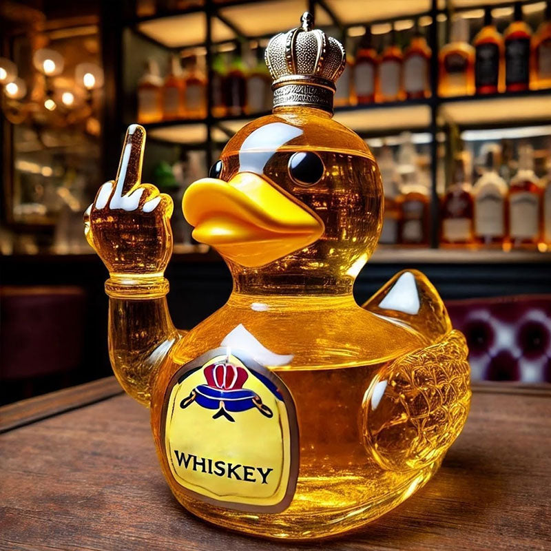  Middle Finger Duck Bottle Decanter 10 Oz Middle Finger Duck Bottle