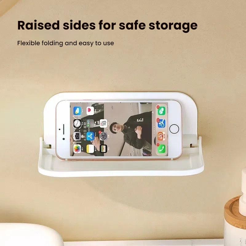 Punch-Free Floating Bathroom Shelf