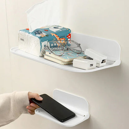 Punch-Free Floating Bathroom Shelf