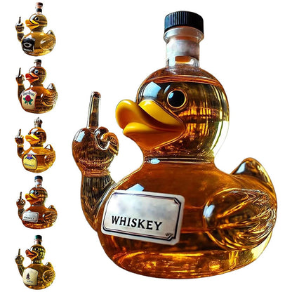  Middle Finger Duck Bottle Decanter 10 Oz Middle Finger Duck Bottle
