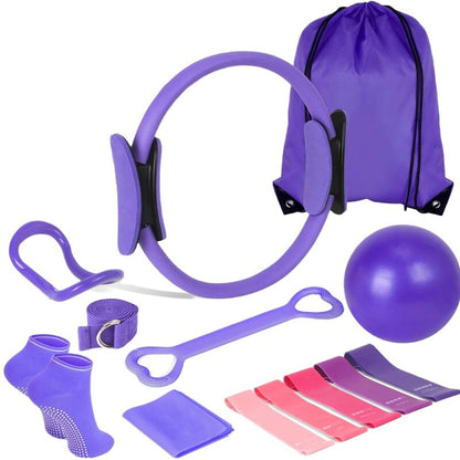 13-Piece Home Pilates Kit (Ring, Ball & Bands)