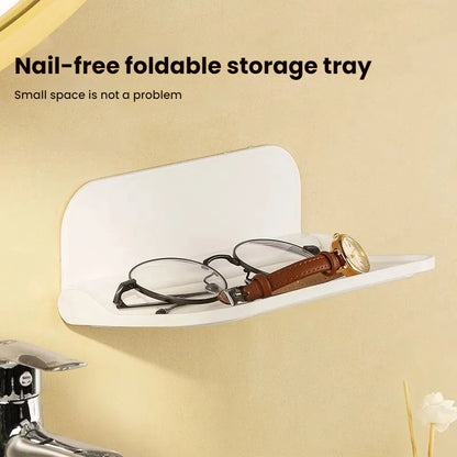 Punch-Free Floating Bathroom Shelf