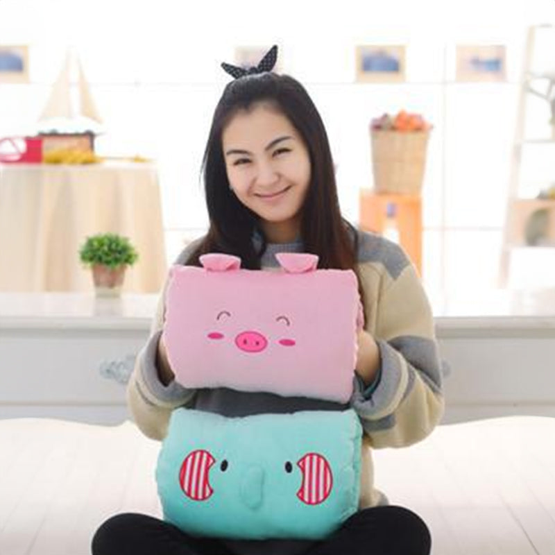 Plush Hand-Warmer Nap Pillow