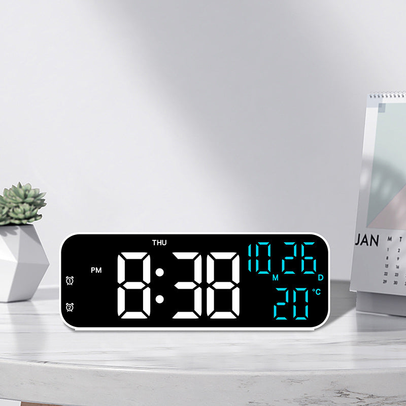 LED Digital Alarm Clock with Temperature & Date