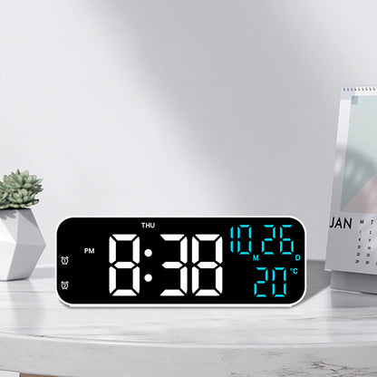 LED Digital Alarm Clock with Temperature & Date