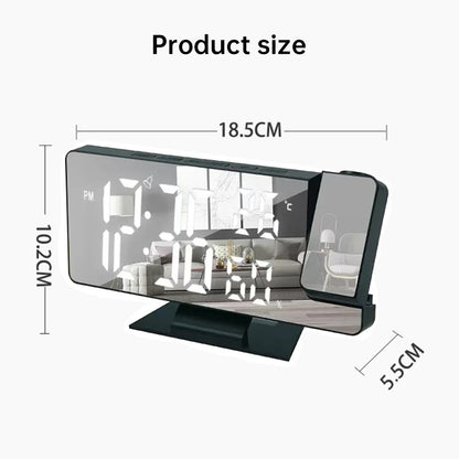 Home LED Projection Alarm ClocK