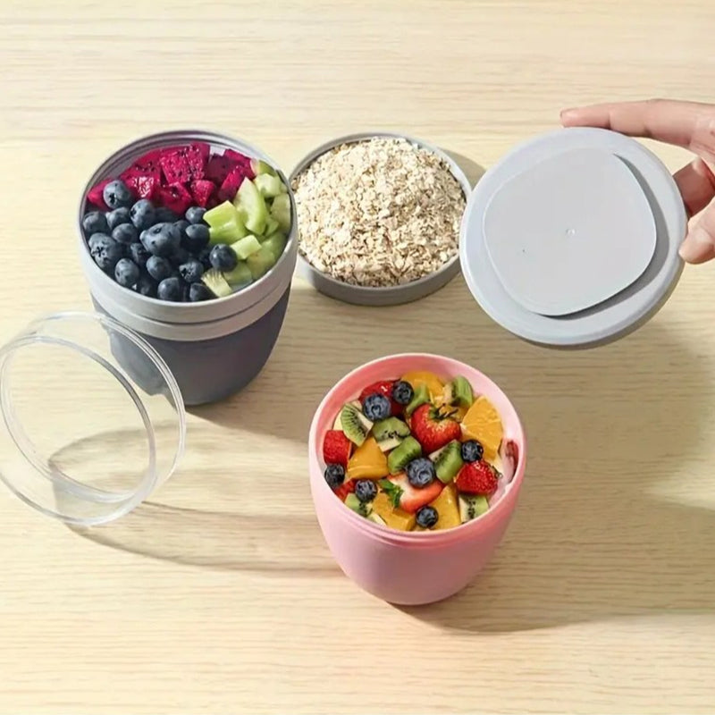 Portable Yogurt & Cereal Cup with Lid