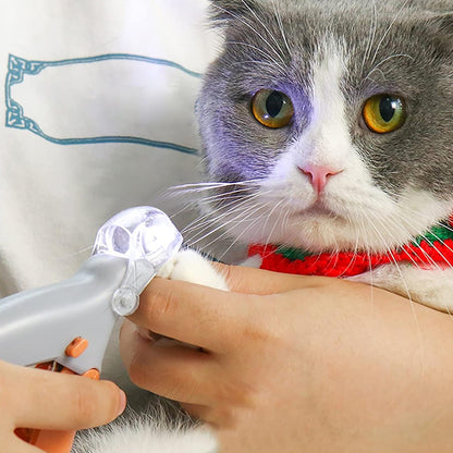 Professional Cat & Dog Trimmer Professional LED - lit pet nail clippers for cats and dogs. Toe - claw cutting tool, pet supplies.