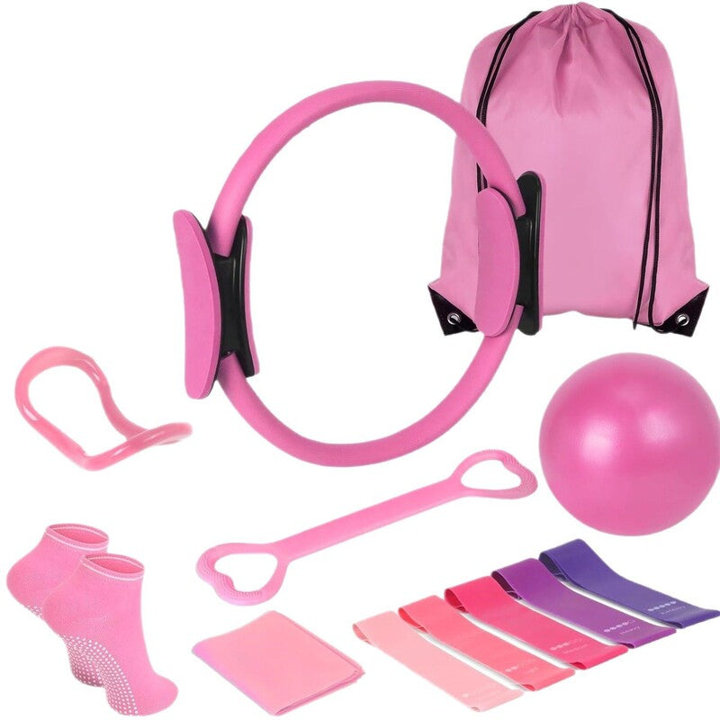 13-Piece Home Pilates Kit (Ring, Ball & Bands)