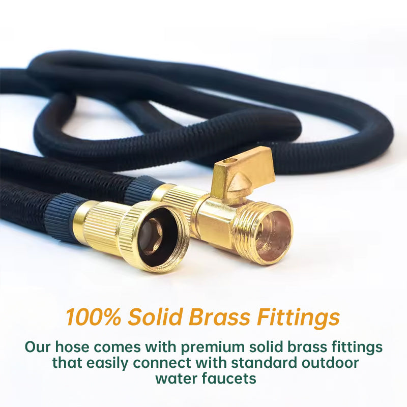 Expandable Garden Hose with Spray Nozzle