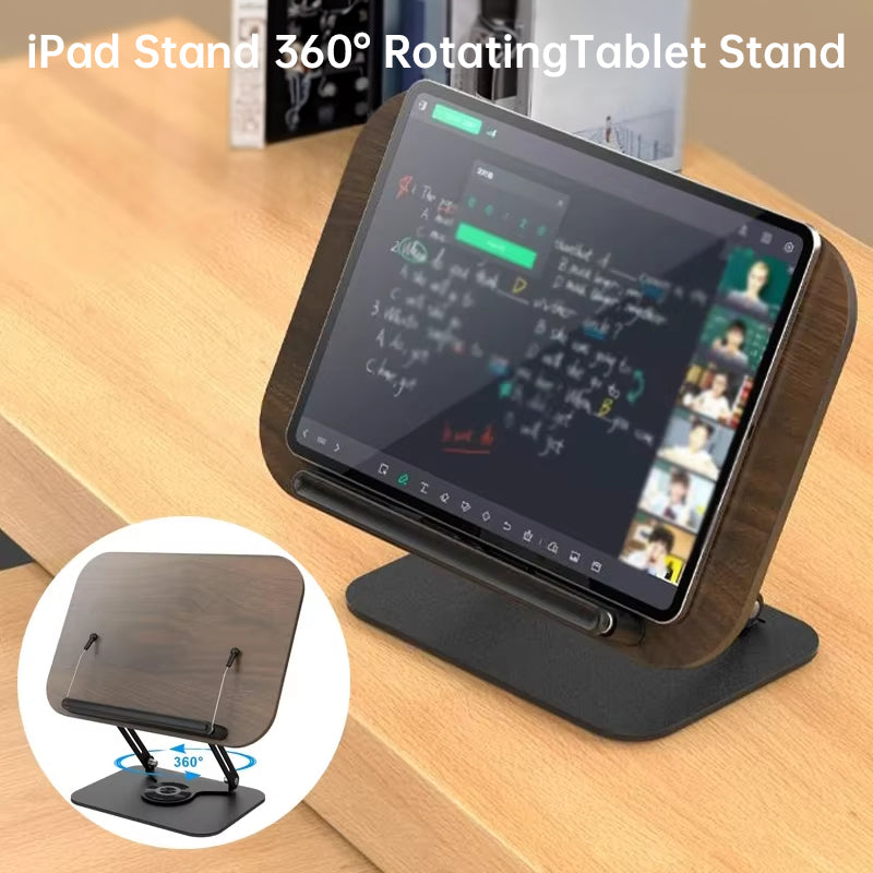 360° Rotating Adjustable Book & Laptop Stand