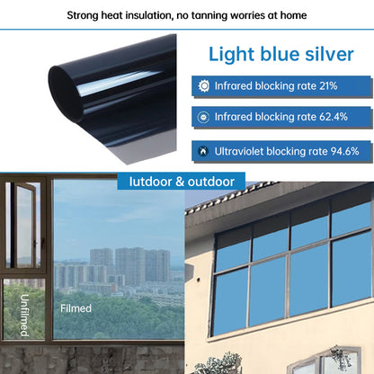 One-Way Static-Cling Window Privacy Film