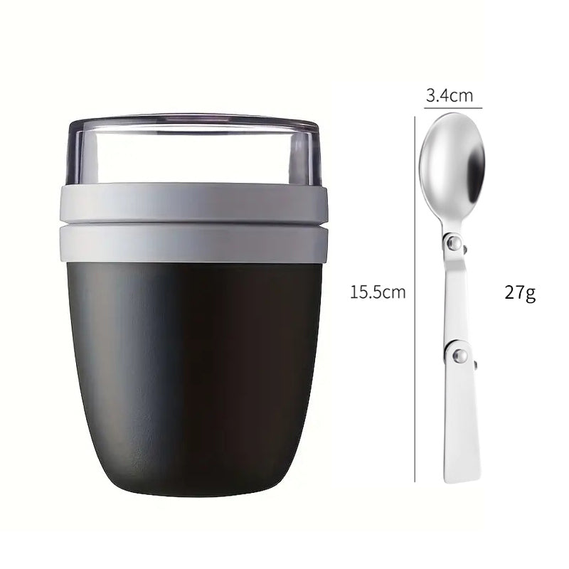 Portable Yogurt & Cereal Cup with Lid