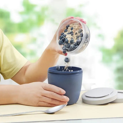 Portable Yogurt & Cereal Cup with Lid