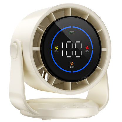Turbo Desktop Circulating Fan (6-Inch, USB Rechargeable)