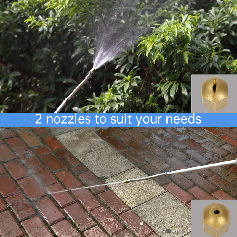 2-in-1 High-Pressure Garden Hose Wand