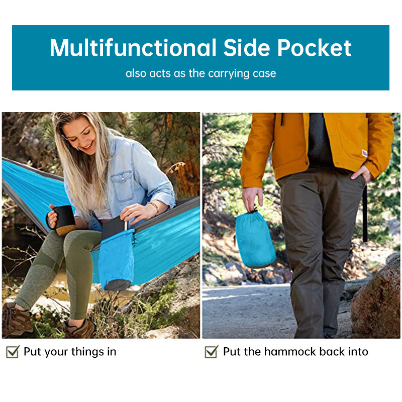 camping hammock with straps Light double nylon