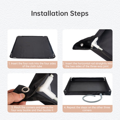Foldable Outdoor Shower Tray for Pets & Travel