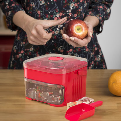 50-Grid Large Capacity Ice Maker household food-grade plastic double-layer ice storage barrel & ice ball mold set