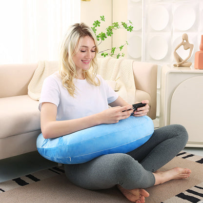 Crocheted Reading & Arm-Support Pillow