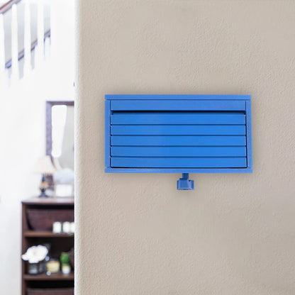 Space-saving wall wooden key holder