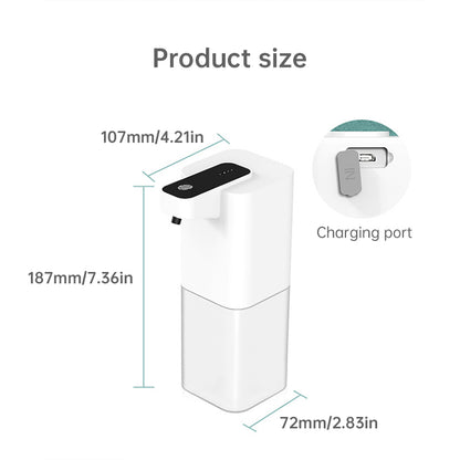 Touchless Rechargeable Soap & Sanitizer Dispenser