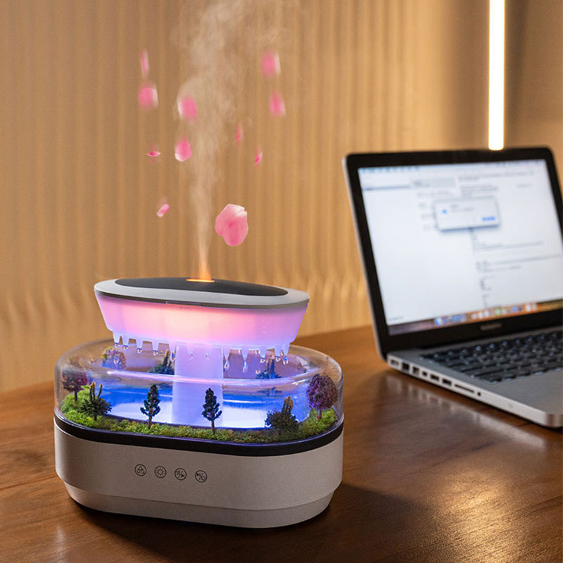 Aroma humidifier with lights