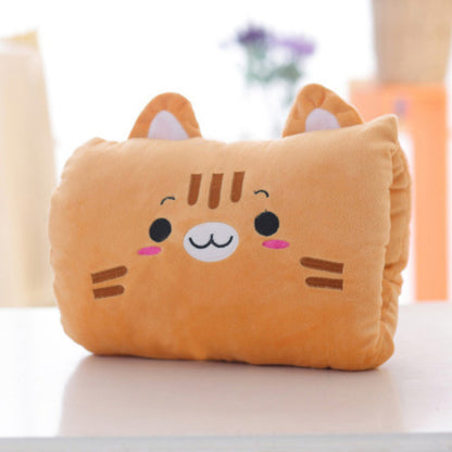 Plush Hand-Warmer Nap Pillow