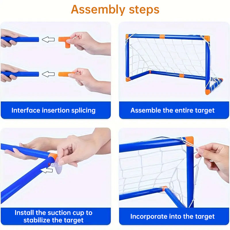 Mini Foldable Indoor/Outdoor Soccer Set