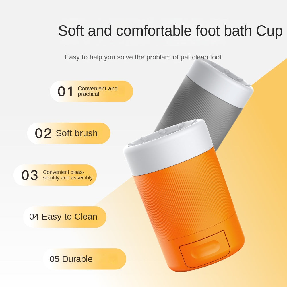 Pet Foot Washing Cup Dog Beauty Paw Cleaning Tool