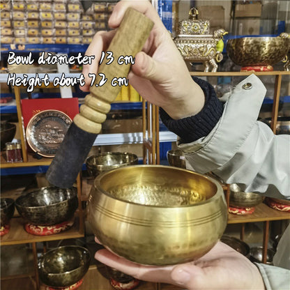 Tibetan brass singing bowl