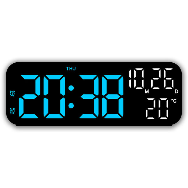 LED Digital Alarm Clock with Temperature & Date