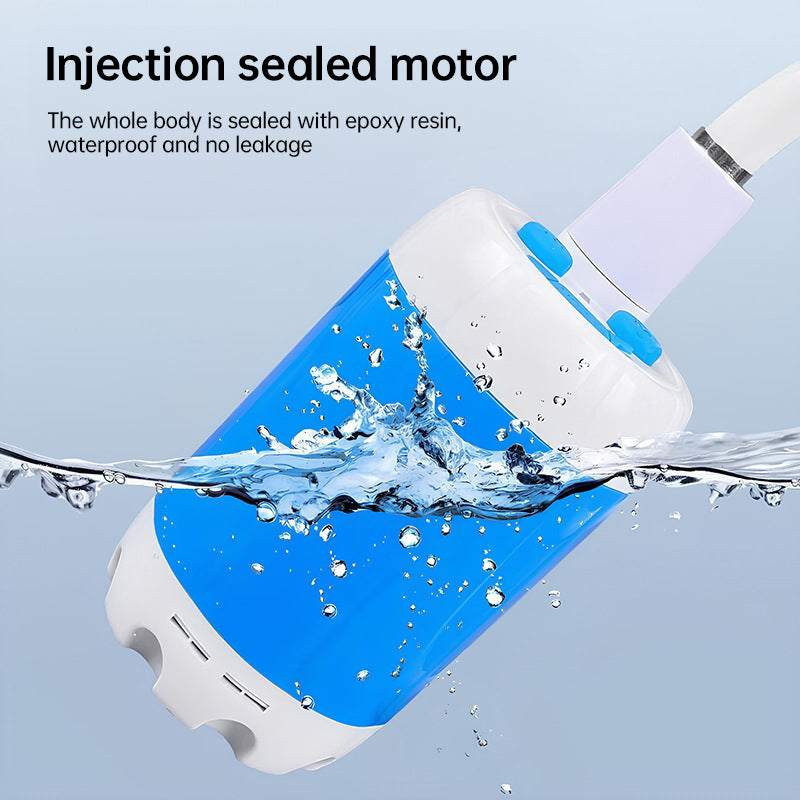 Rechargeable Camping Shower Pump with Digital Display