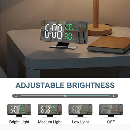 Home LED Projection Alarm ClocK
