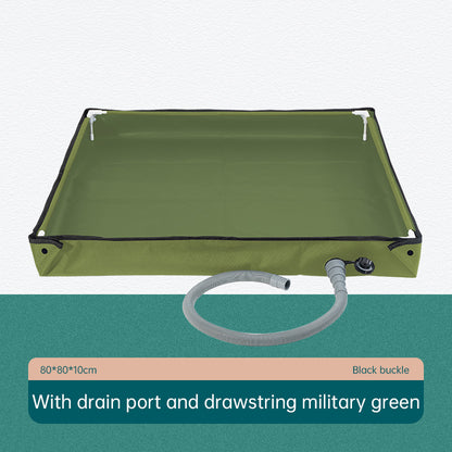 Foldable Outdoor Shower Tray for Pets & Travel