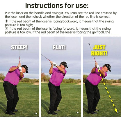 Indoor Golf Swing Plane Training Aid