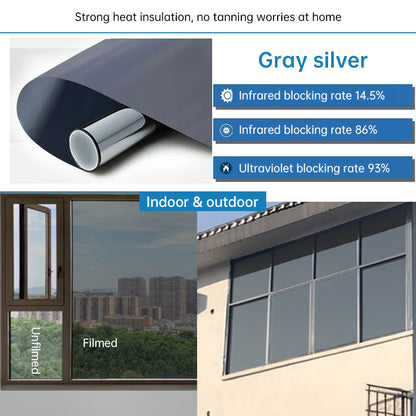 One-Way Static-Cling Window Privacy Film
