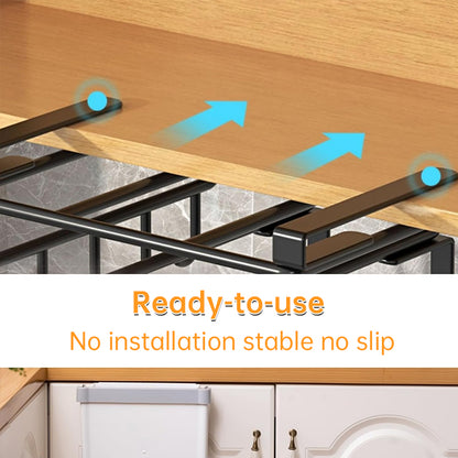 Under-Cabinet Hanging Kitchen Organizer