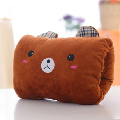 Plush Hand-Warmer Nap Pillow