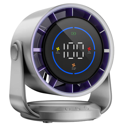 Turbo Desktop Circulating Fan (6-Inch, USB Rechargeable)