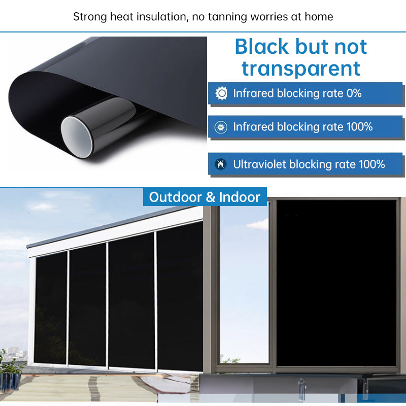 One-Way Static-Cling Window Privacy Film