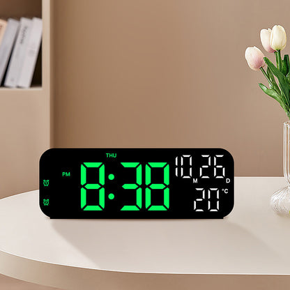 LED Digital Alarm Clock with Temperature & Date